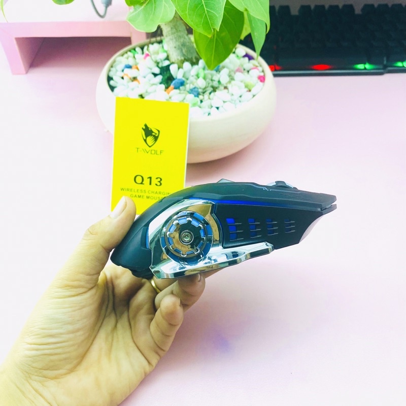 Chuột  máy tính Gaming không dây T-WOLF Q13 siêu nhạy chuyên chơi game