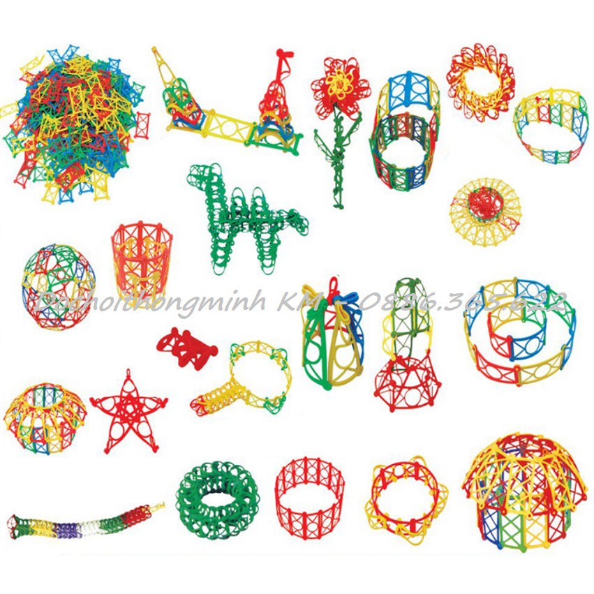 T49 - 200 chi tiết Lego hình chữ nhật có họa tiết lắp ghép thú vị
