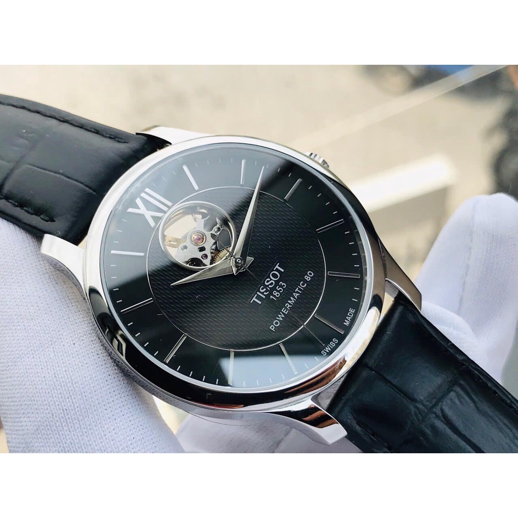 Đồng hồ nam  chính hãng Tissot T063.907.16.058.00 - Máy Automatic cơ tự động - Kính Sapphire - Dây da