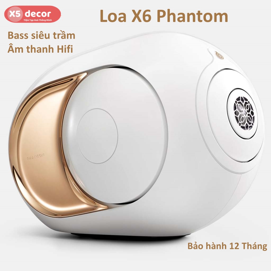 Loa Bluetooth X6 Phantom TWS Bass Siêu Trầm - Âm Thanh HIFI Kiểu Dáng Độc Đáo - Bảo Hành 12Tháng