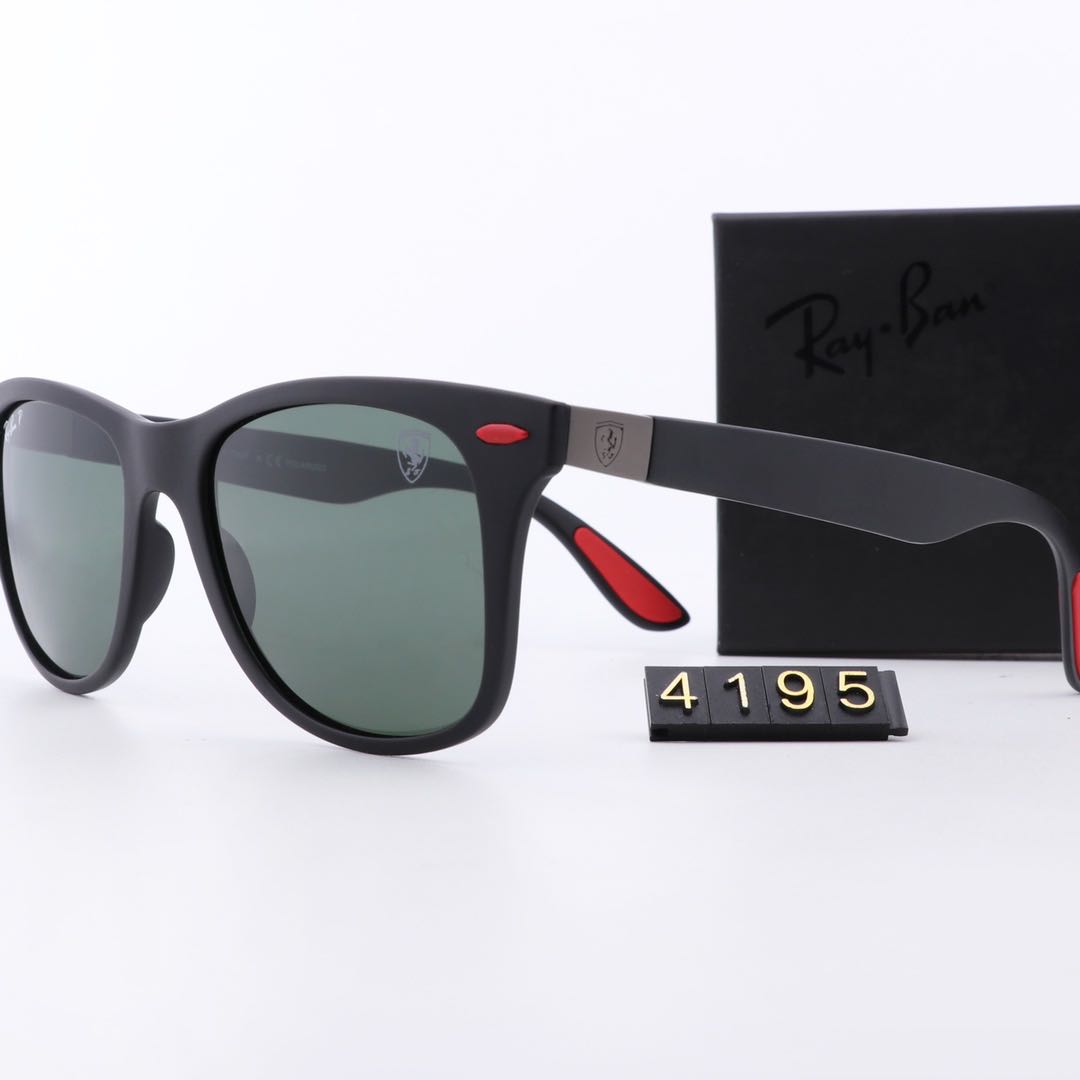 Wayfarer Ray-Ban_ chính hãng Kính râm 2021 Thời trang Hàn Quốc mới Kính râm nam nữ một mảnh Cặp đôi hợp thời trang Du lịch ngoài trời Kính râm lái xes