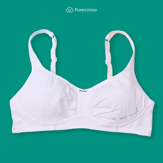 [Mã BMLT35] Áo lá học sinh Purecotton cho bé gái mới lớn chất liệu cotton cao cấp kiểu dáng chui đầu không đệm PC003