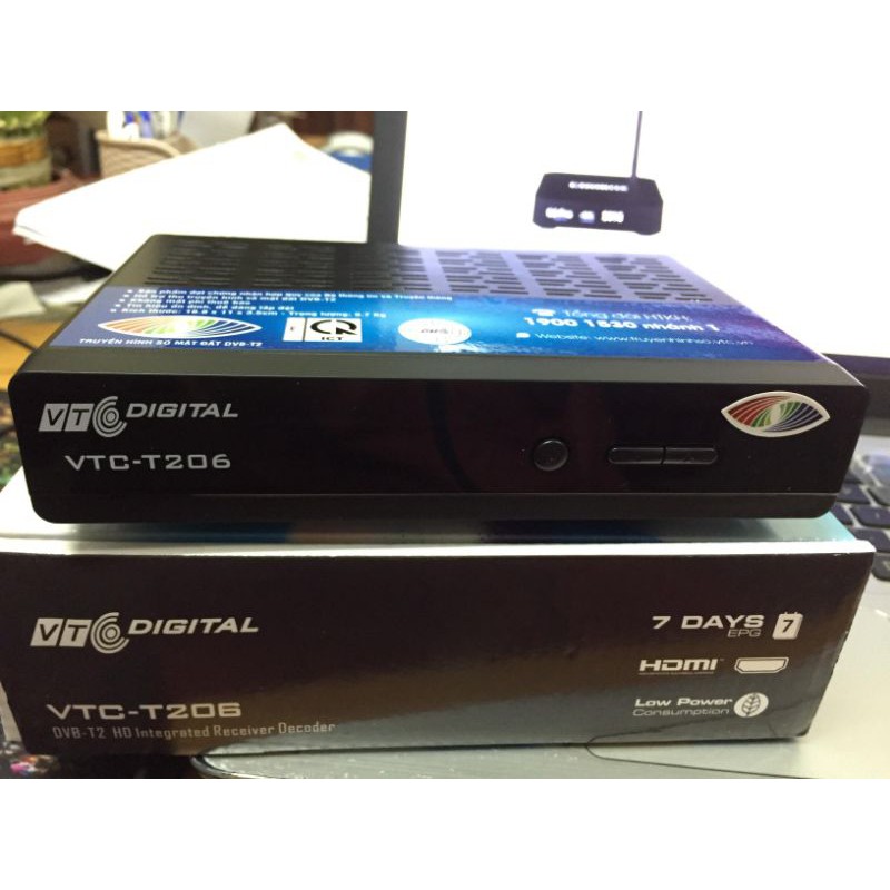 Đầu thu truyền hình số mặt đất DVB T2 VTC T206