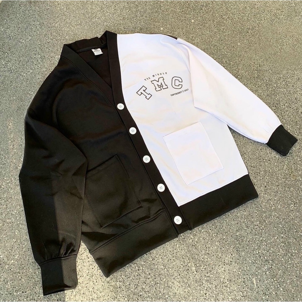 Áo khoác nỉ Cardigan TMC form rộng Ulzzang Unisex Áo nỉ nữ Cardigan bomber jacket AKN29 Life Unisex | BigBuy360 - bigbuy360.vn