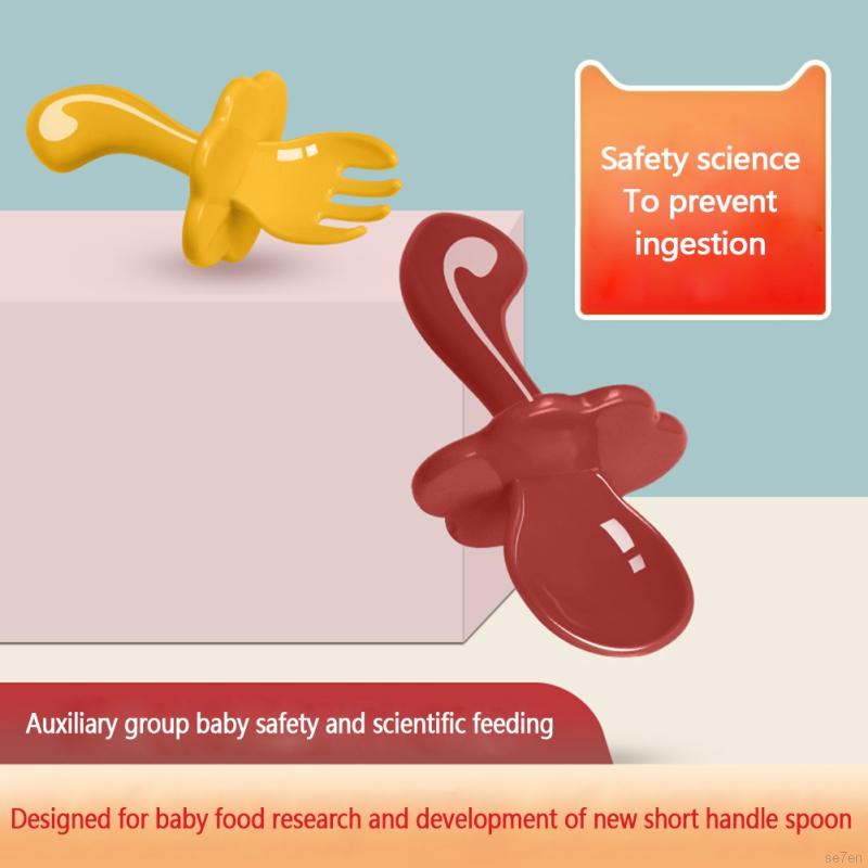 Bộ muỗng nĩa an toàn chuyên dụng cho bé trên 6 tháng tuổi