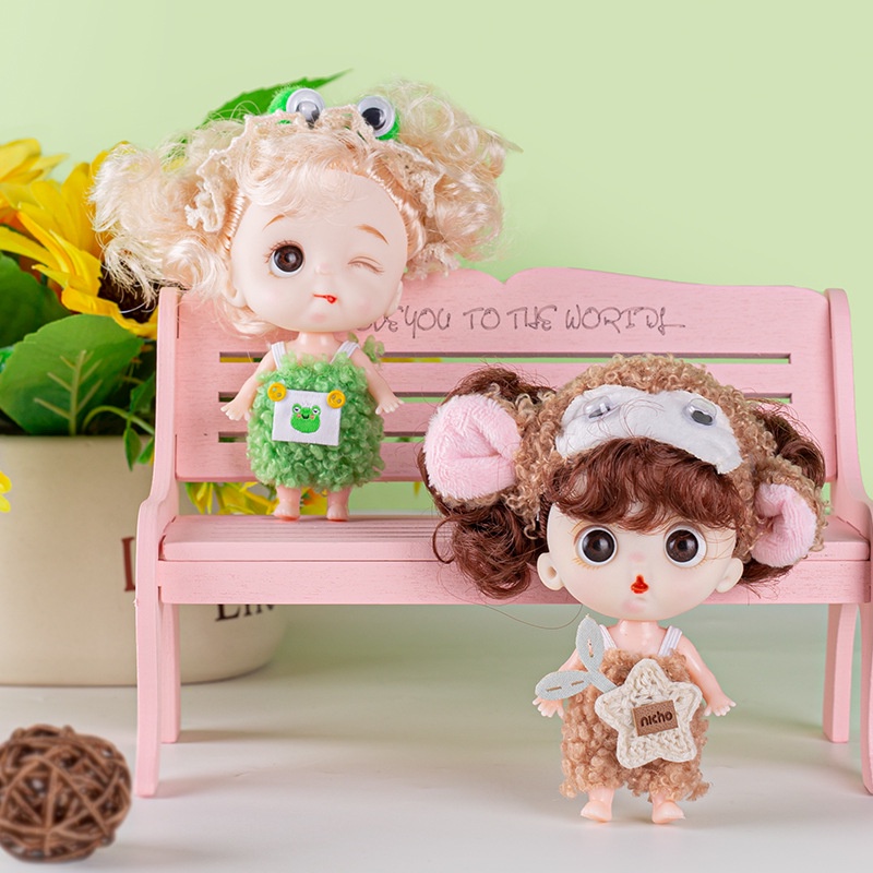 Búp Bê Đồ Chơi Dễ Thương Xinh Xắn Cao Cấp 10cm