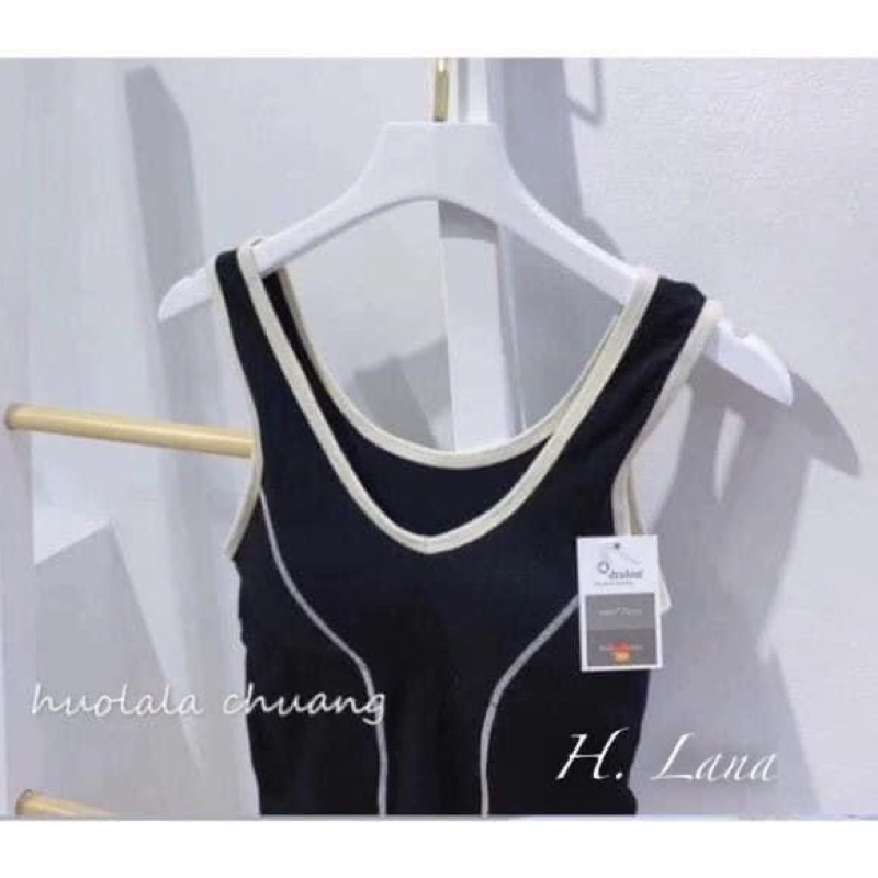 COMBO 2 ÁO BA LỖ ÔM DÁNG QUẢNG CHÂU TÚI ZIP HỒNG