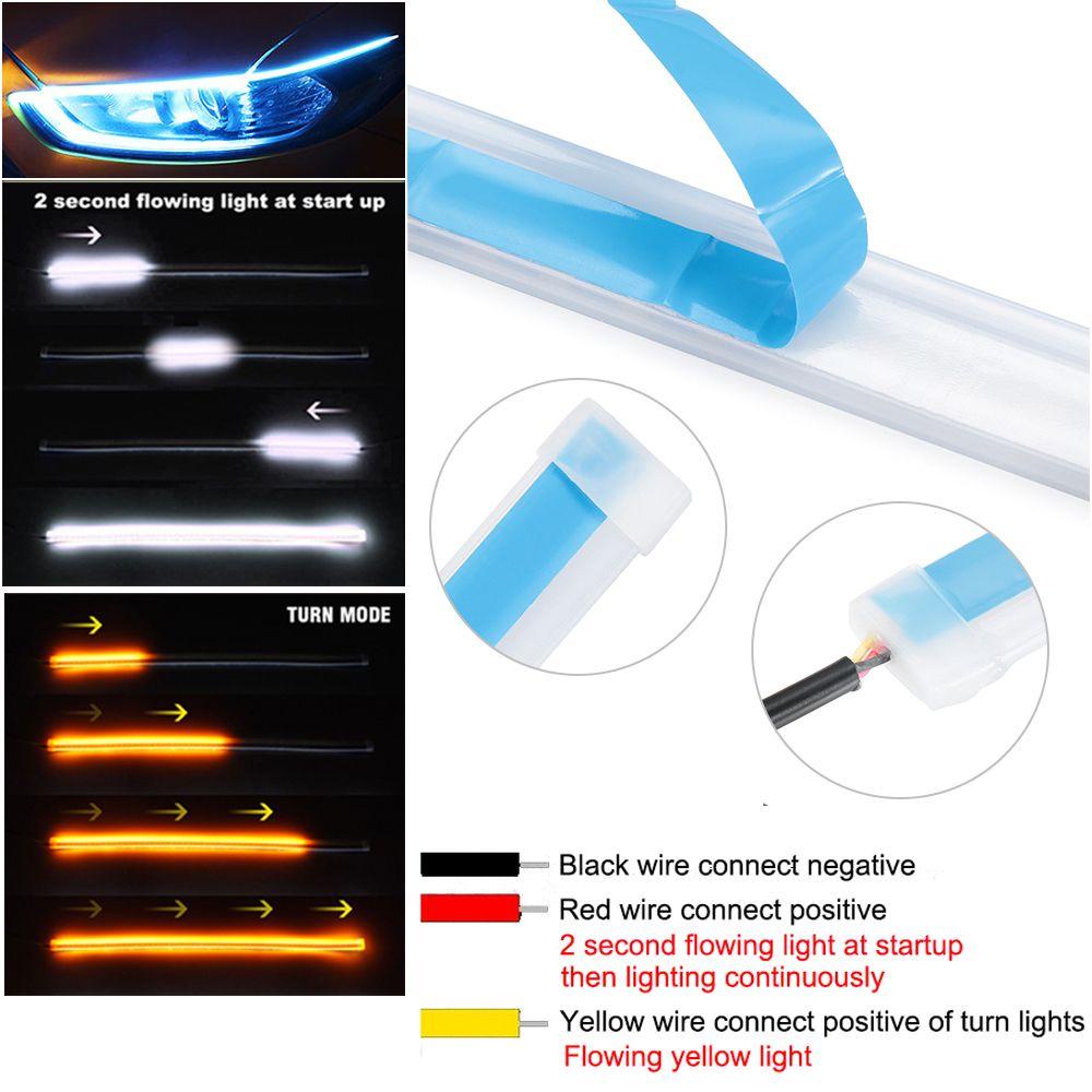 Dải Đèn Led Tín Hiệu Siêu Mỏng Cho Xe Hơi Kat1
