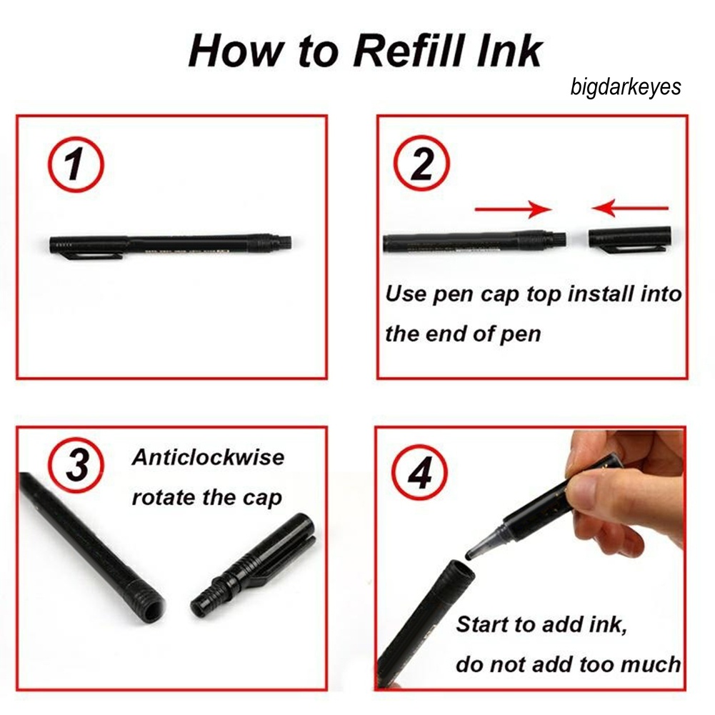 Bút Viết Chữ Thư Pháp Đầu Mềm Kèm Mực