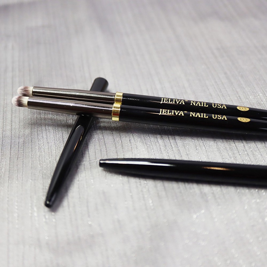 Cọ ombre cọ vẽ móng làm ombre đầu tròn Jeliva Chính Hãng số 05