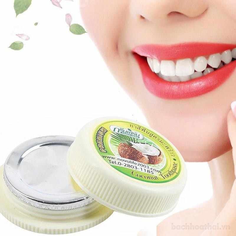 Set hai hũ kem đánh răņg thơm miệng trắŉg răņg Herbal Clove Toothpaste + Coconut Toothpaste