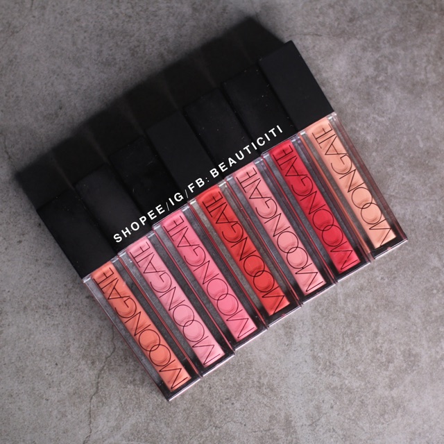 SON KEM LÌ MOONGATE KHOÁ MÀU KHÔNG LEM KHÔNG TRÔI VELVET LIP | BigBuy360 - bigbuy360.vn