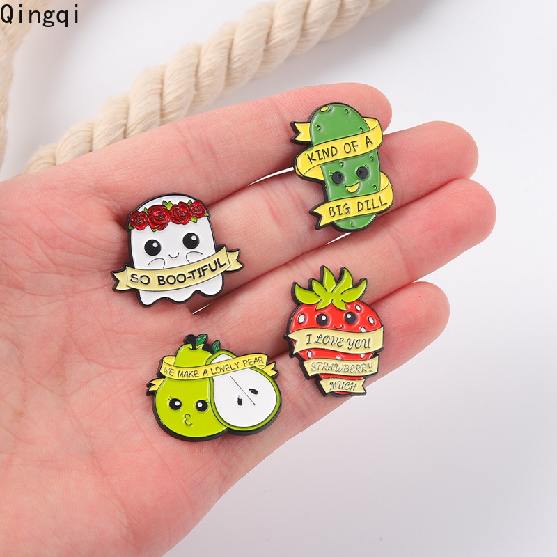 Ghim cài áo Miss Zoe hình trái cây dễ thương tùy chọn