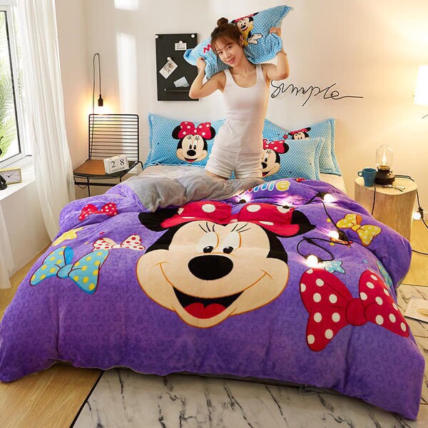 {GIÁ SỈ} Set Chăn Ga Gối Nỉ Nhung 3D Cao Cấp ( ib chọn mẫu) - Hằng uy tín