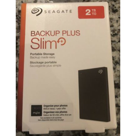 [Hoàn xu 10%]Ổ cứng di động Seagate Backup Plus Slim 2TB | BigBuy360 - bigbuy360.vn