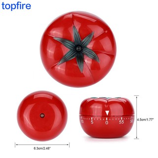 Kitchen Timer 1-60 Minutes 360 Degree Cooking Tools Tomato Fruit Shape Mechanical Countdown Tomato Timer