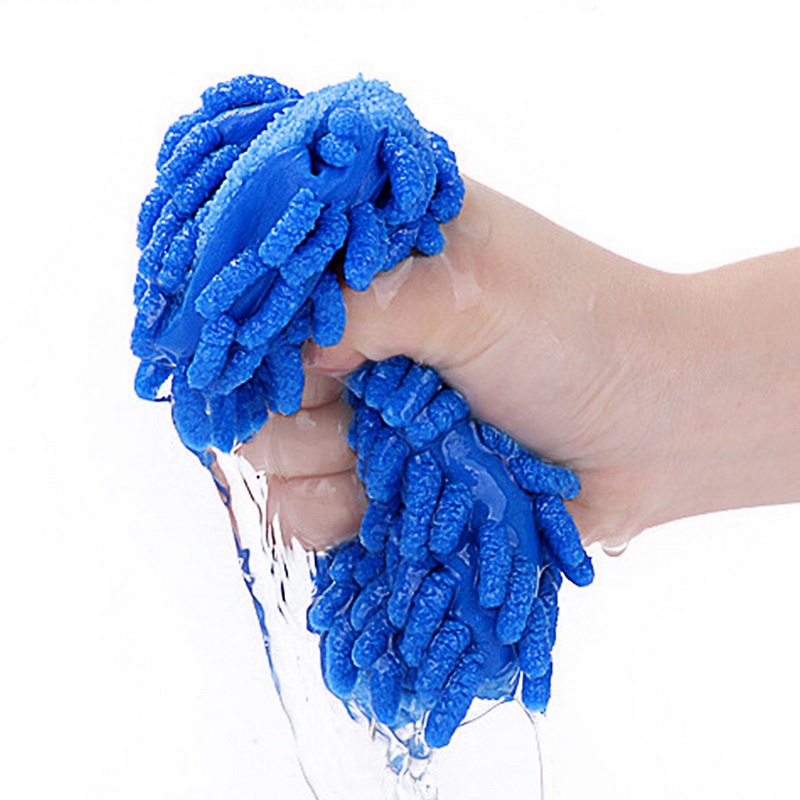 Găng Tay Vệ Sinh Xe Ô Tô Hai Mặt Tiện Lợi