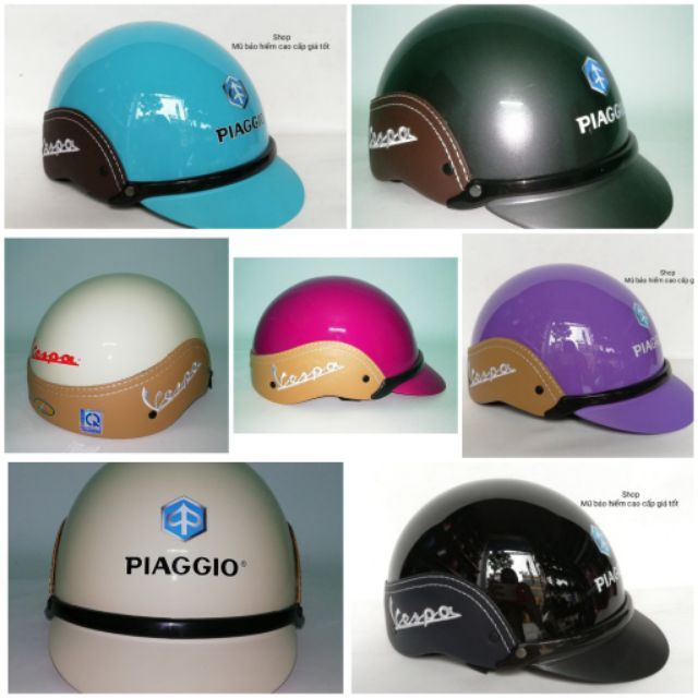MŨ BẢO HIỂM VESPA CHÍNH HÃNG ATA-MŨ BẢO HIỂM VESPA Chính hãng