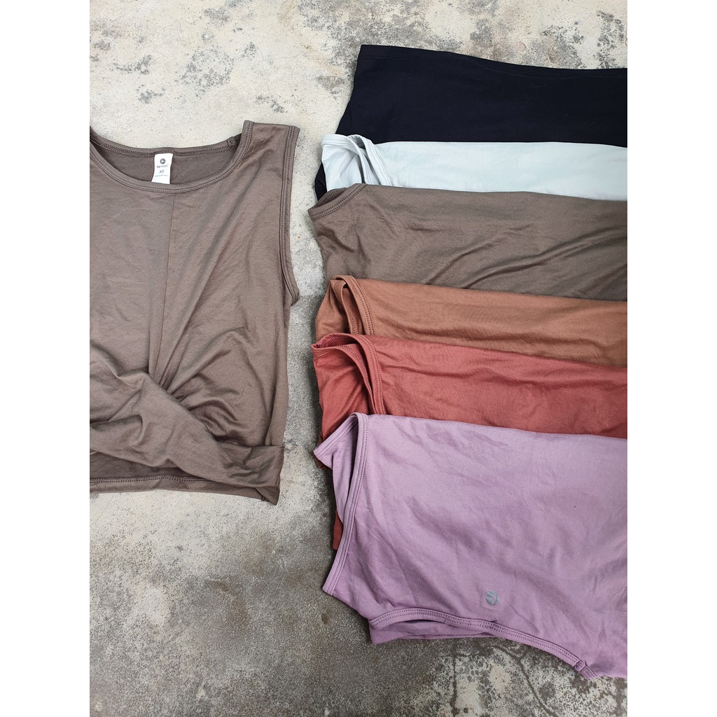 Áo tank YOGACILIOUS nhún eo