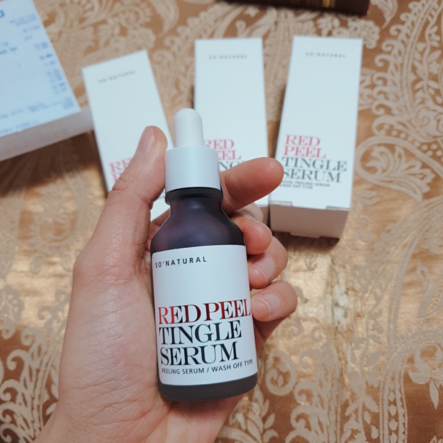 TẨY DA CHẾT HOÁ HỌC RED PEEL TINGLE SERUM