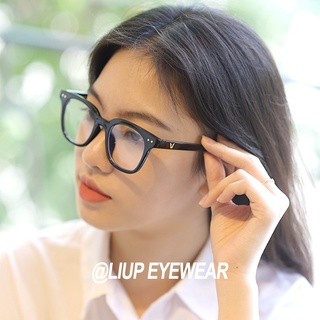 Gọng kính GM vuông nam nữ chữ V sành điệu Liup nhận cắt cận viễn loạn