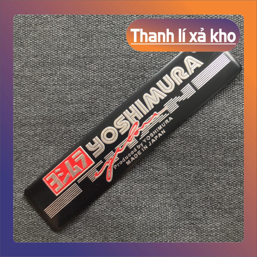 [ XẢ HẾT KHO ] Tem nhôm dán gắp xe YOSHIMURA keo 3M