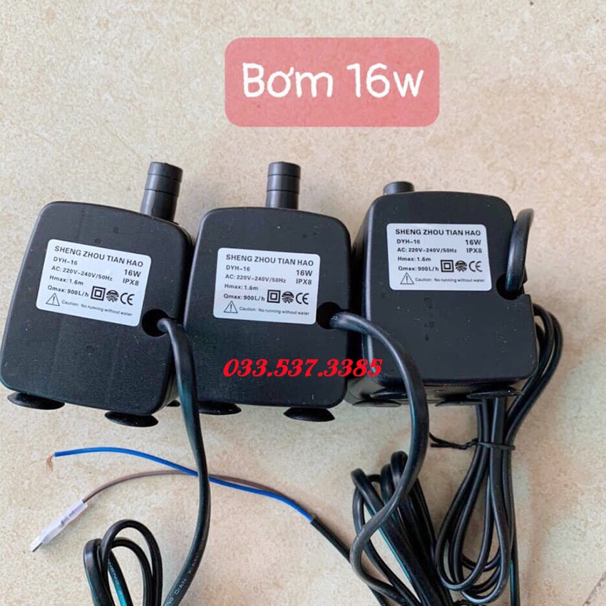Máy bơm nước, bơm nước mini 8W, 16W, 18W