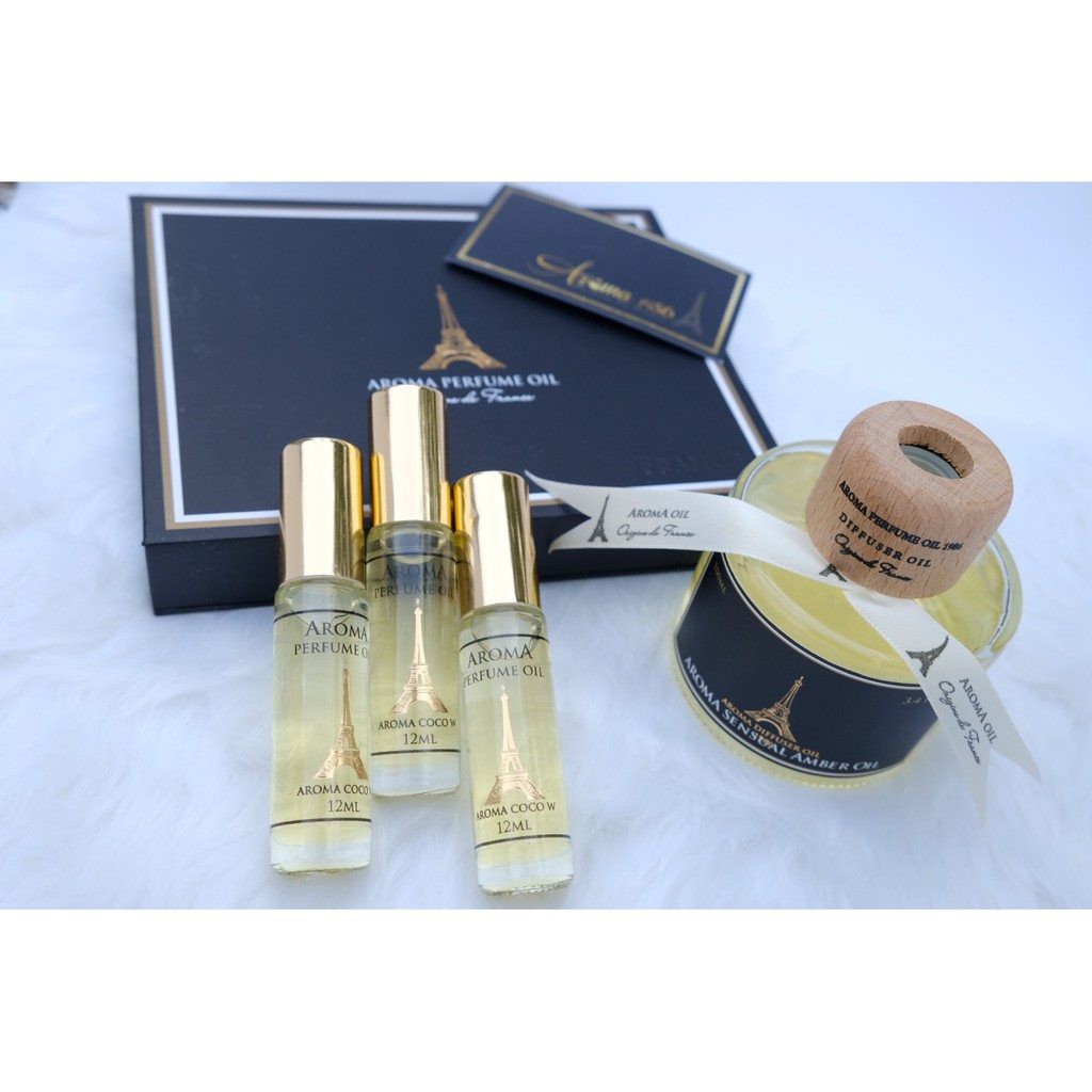 TINH DẦU NƯỚC HOA MINI AROMA PHÁP 12ML | Thế Giới Skin Care