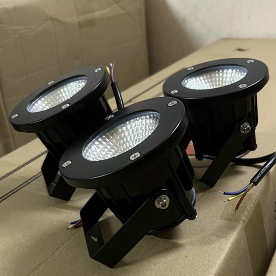Đèn LED cắm đất, gắn tường chiếu điểm sân vườn, nhà ở, chống bụi, chống nước IP65