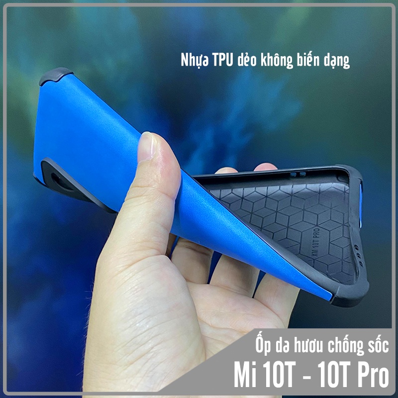 Ốp lưng cho Xiaomi Mi 10T Pro - Redmi K30S da hươu 4 gốc chống sốc