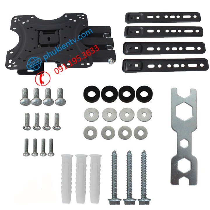 Giá treo tivi xoay đa năng 17- 32 - 40 - 43 inch - Hàng nhập khẩu - Model mới nhất CP104 [ Rẻ Hơn NB P4 ]