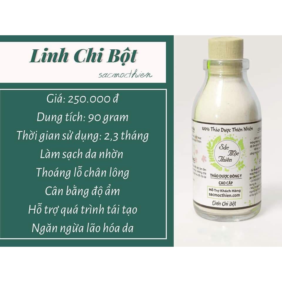 Linh Chi Mộc Sắc Mộc Thiên Da Sạch Nhờn Căng Mịn Cân Bằng Độ Ẩm