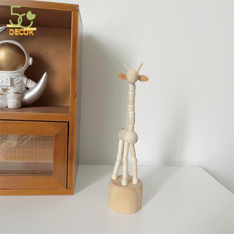 Mô hình người, động vật gỗ trang trí bàn học, bàn làm việc, decor phòng khách, quà tặng, quà lưu niệm