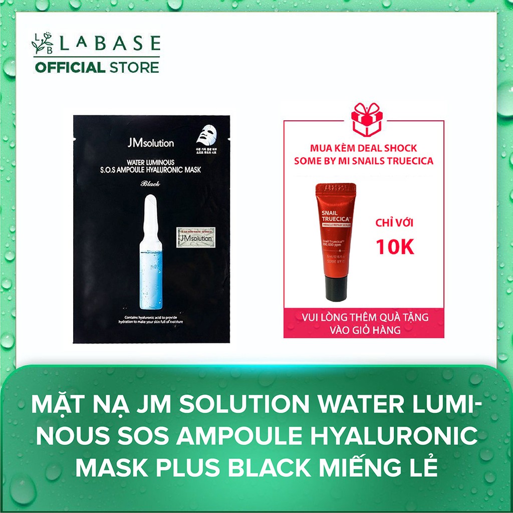 Mặt Nạ Giấy JM Solution Sheet Mask (các màu) 30ml/miếng [Hàng nhập khẩu chính hãng]