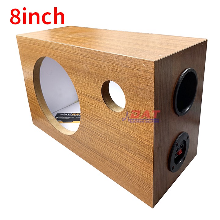 Thùng Loa Sub 8inch Vân Gỗ Laminate 26*26*19cm WTS-240