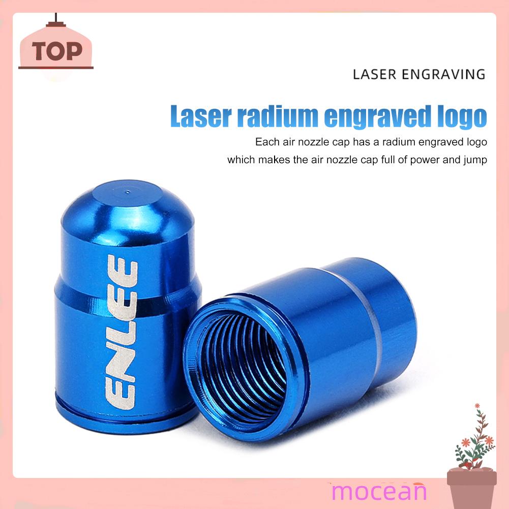 Mocea Bộ 2 Nắp Van Bánh Xe Đạp Bằng Hợp Kim Nhôm