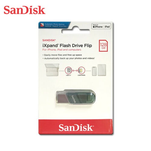 USB 3.1 OTG SanDisk iXpand Flash Drive Flip 256GB (Bạc)