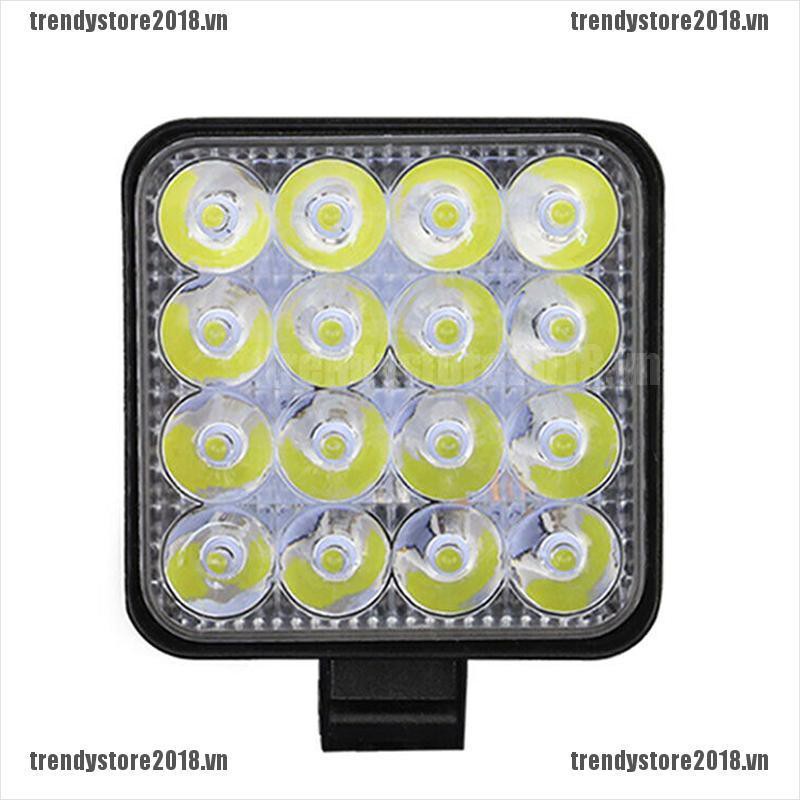 Đèn Led ChốNg Sương Mù 48W 16LED 12V / 24V Cho Xe Hơi