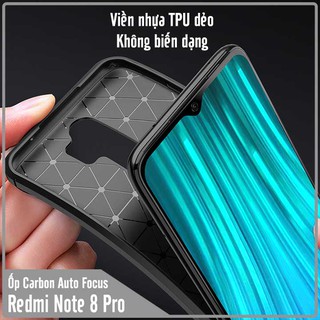 Ốp lưng Xiaomi Redmi Note 8 Pro chống sốc Carbon Auto Focus