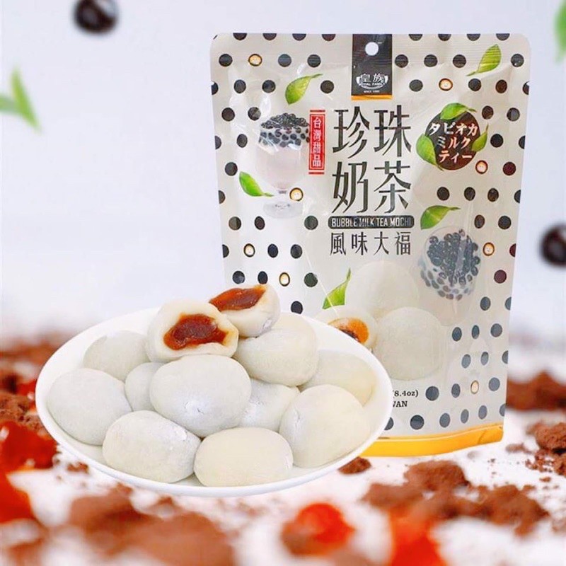 MOCHI TRÂN CHÂU MINI VỊ HỒNG TRÀ SỮA