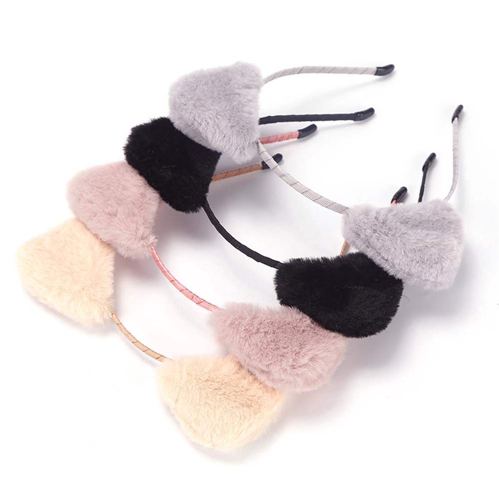 Băng Đô Cài Tóc Gắn Tai Mèo Dễ Thương