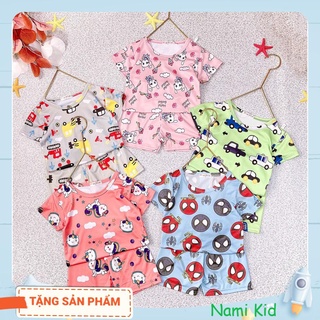 ĐỒ BỘ CHO BÉ TRAI BÉ GÁI 0-4 TUỔI CHẤT THUN LẠNH  -BỘ CỘC TAY MẶC HÈ -BỘ THUN LẠNH 4 CHIỀU SIÊU MÁT