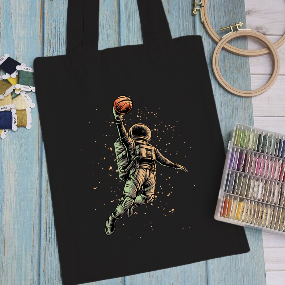 Túi vải, túi Tote (màu đen) SINGINK - Mẫu 2 vải canvas dày đẹp cho nữ có khóa miệng đi học đi chơi.