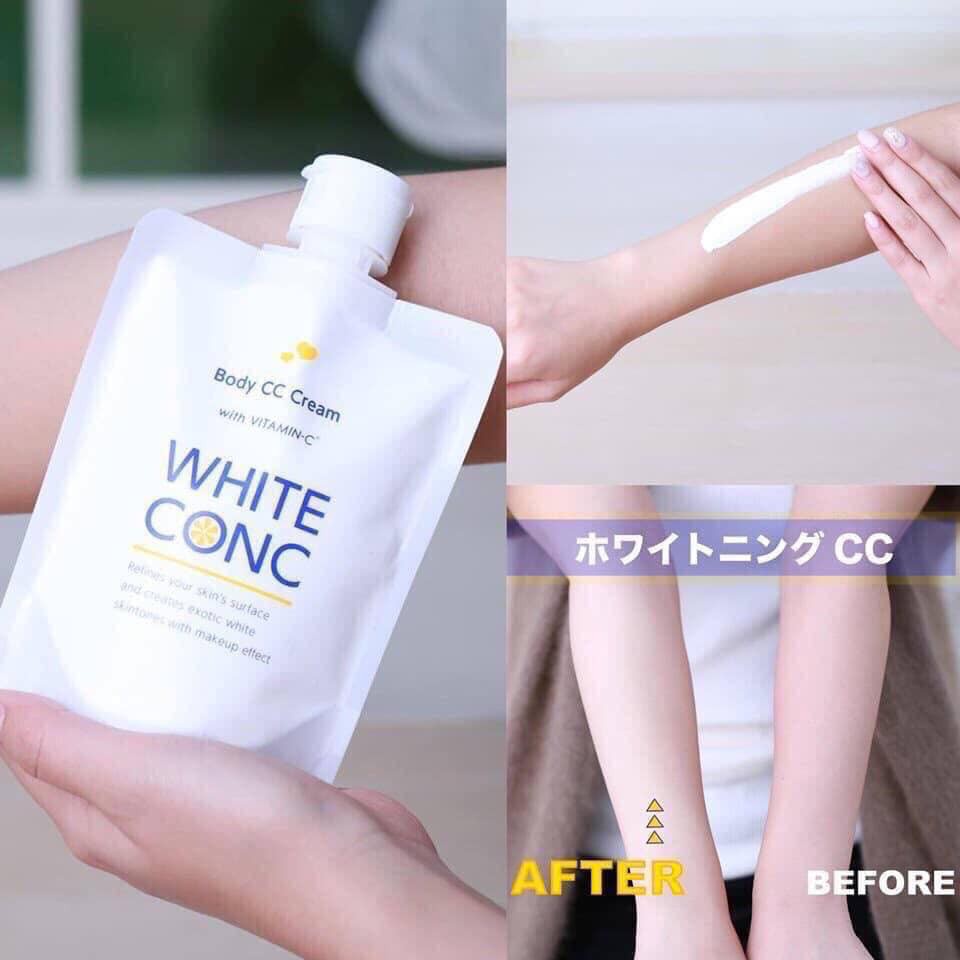 Sữa dưỡng thể trắng da, chống nắng White Conc Cc Cream Nhật Bản