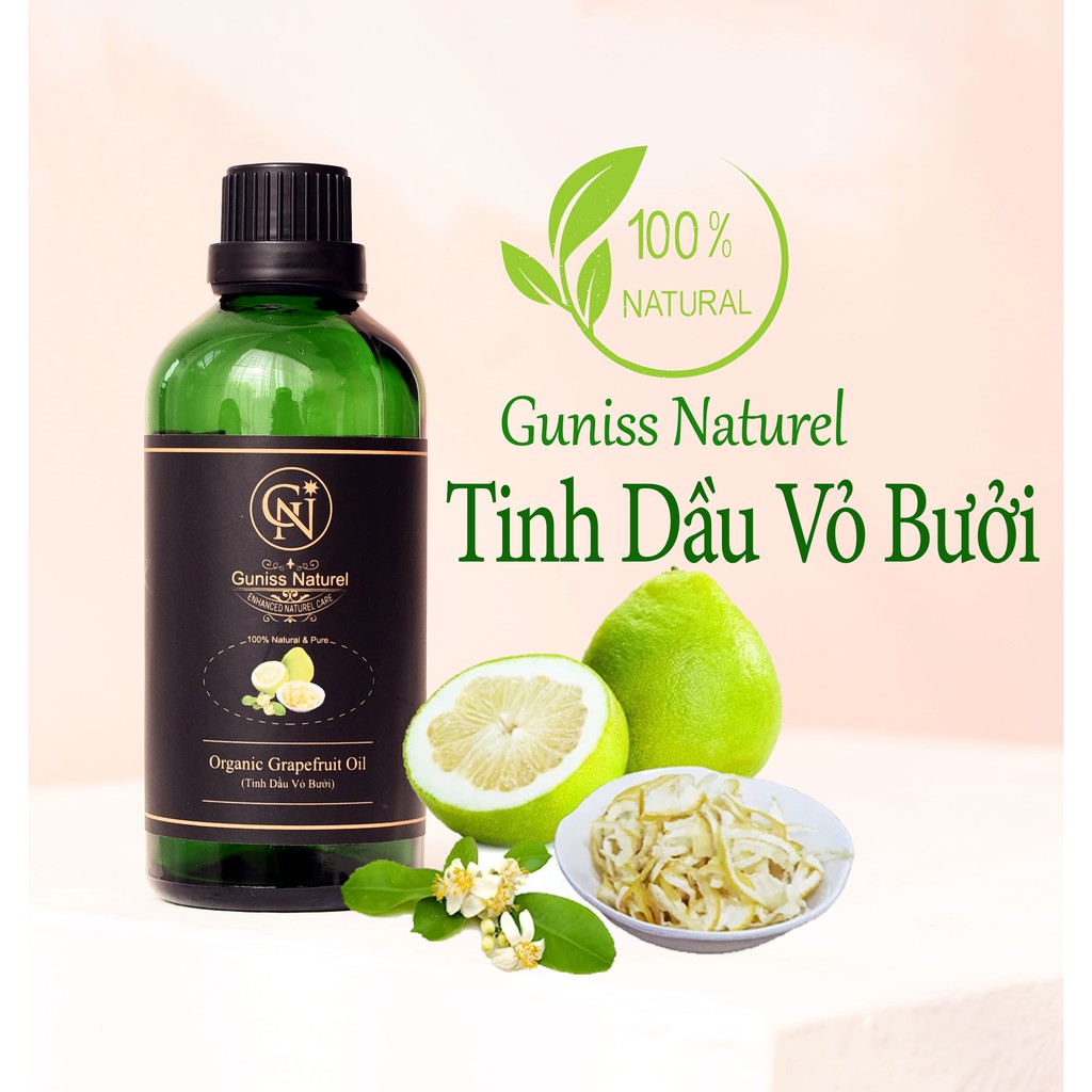 Tinh Dầu Vỏ Bưởi Guniss | Thiên Nhiên, Nguyên Chất 100%, Có Kiểm Định COA | Khuếch Tán, Xông Phòng, Đuổi Muỗi.