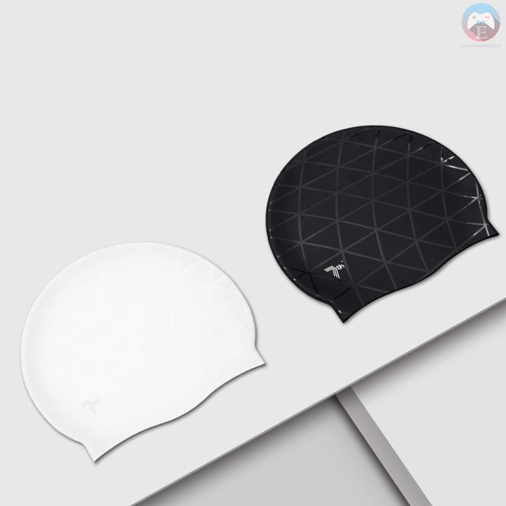 Ê Xiaomi Soft Silicone Swimming Cap Waterproof Sports Swim Pool Hat Ears Protection for Adult Men Women