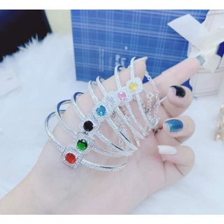 Lắc tay bạc full đá