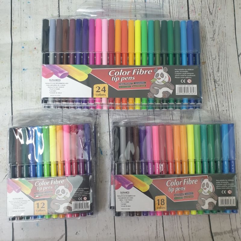 Bộ 12/ 18/ 24 bút dạ màu cho bé tô màu sáng tạo