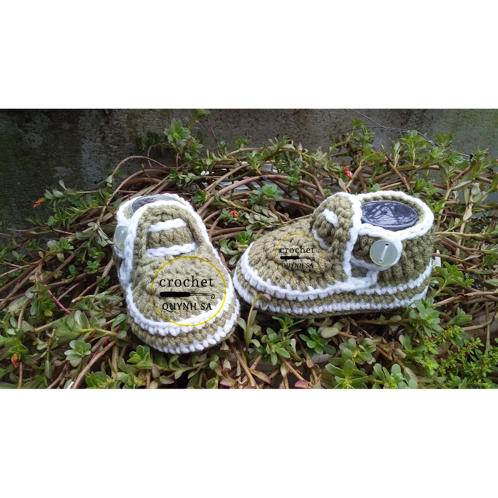 Giày len cho bé trai M11 - baby boy shoes crochet