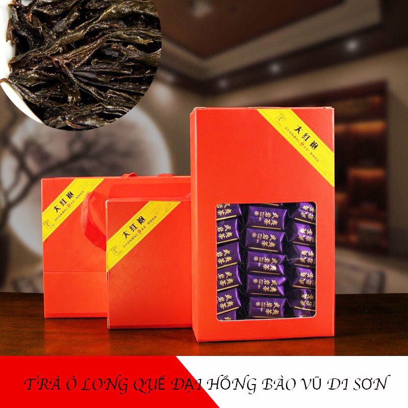 Trà Ô Long Than Quế Lô Châu Hộp 250g ( Đại Hồng Bào Vũ Di Sơn)